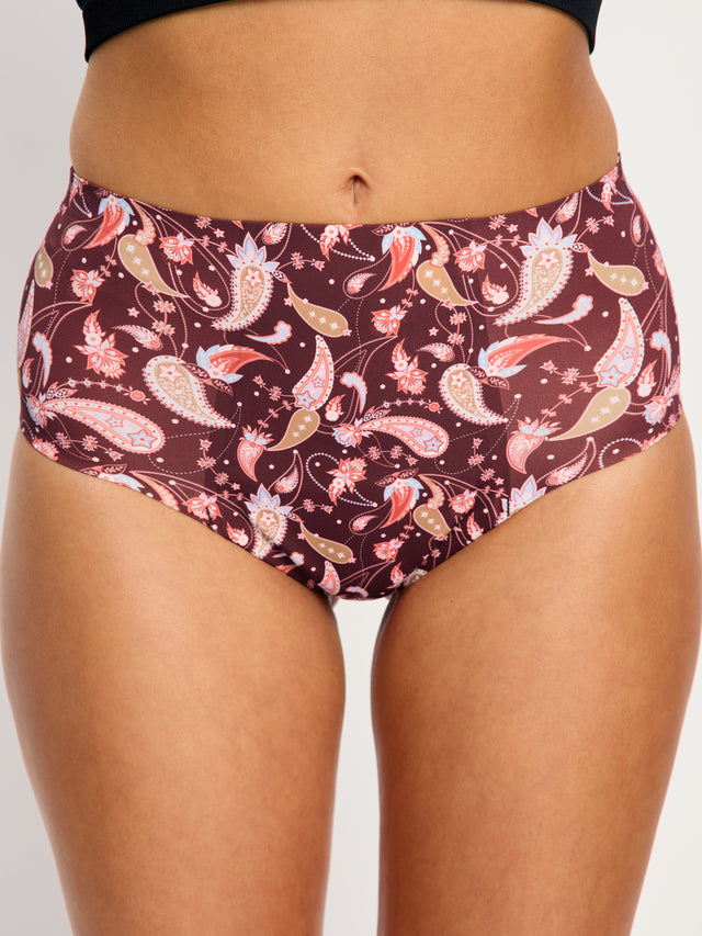 Nahtloser Full Brief Super Opulent Paisley Rot