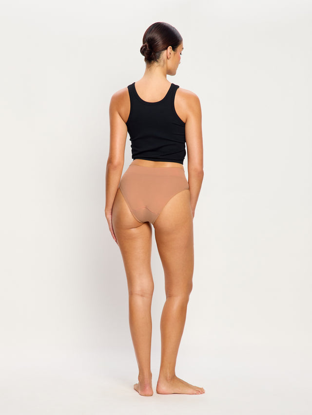 ModiComfort Nahtloser Cheeky Brief Light Italian Clay