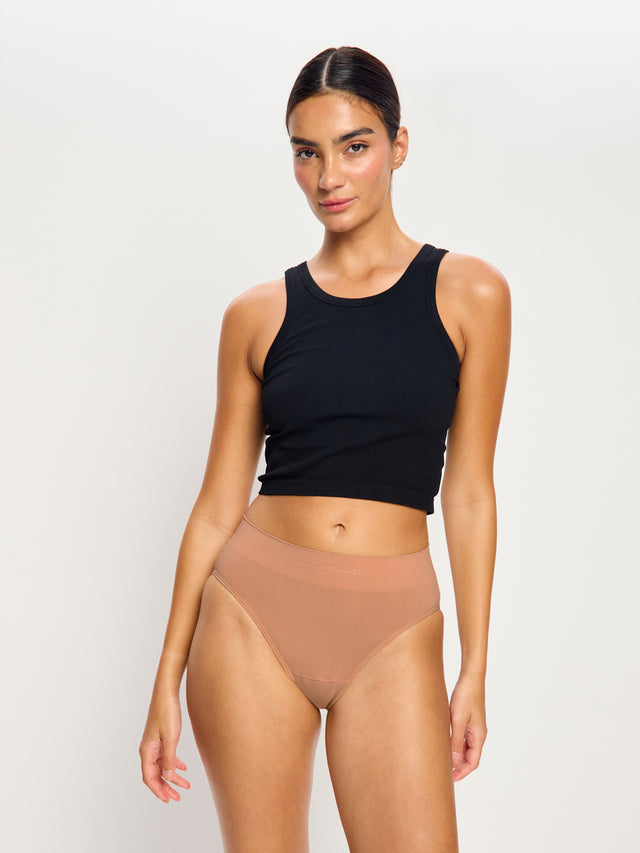 ModiComfort Nahtloser Cheeky Brief Light Italian Clay