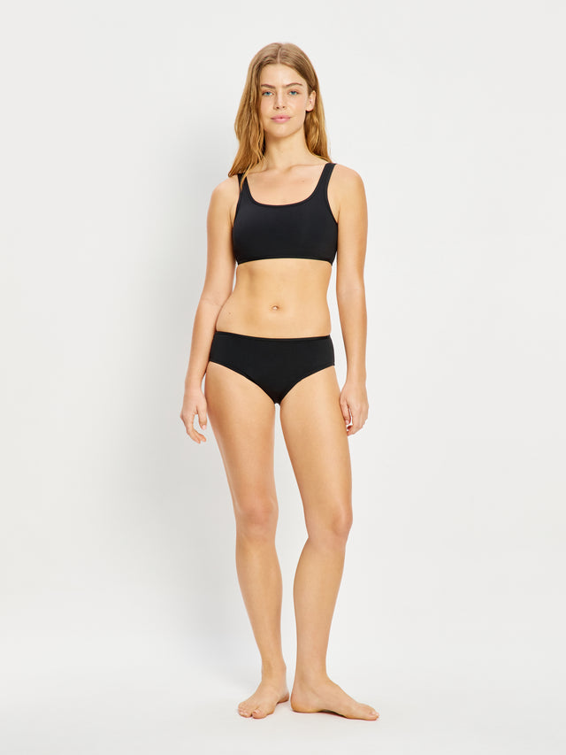 Teen Swimwear Crop Top Black