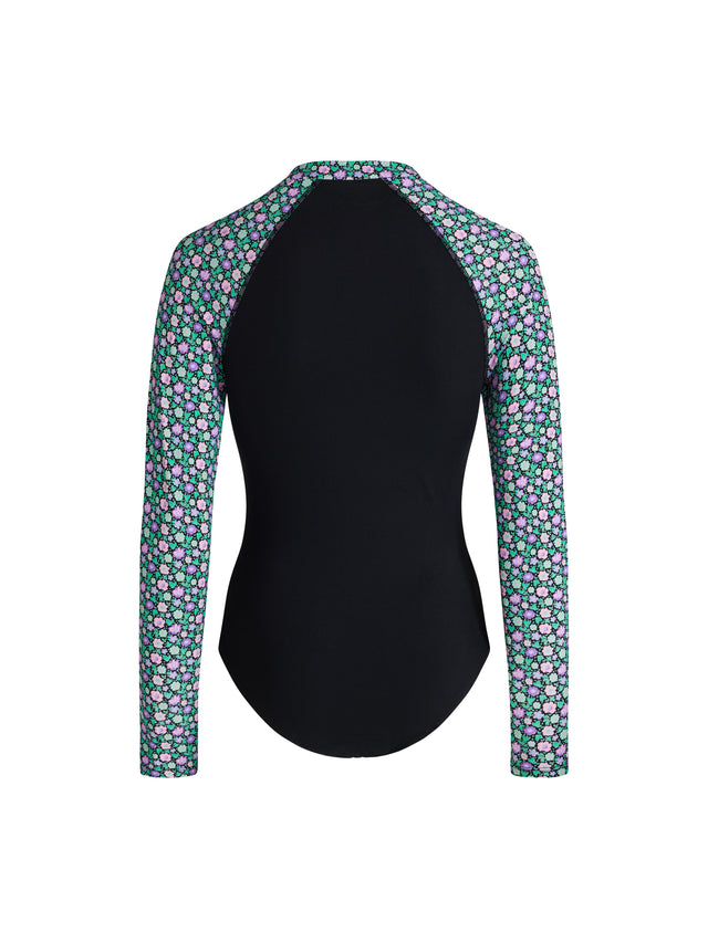 Teen Swimwear Paddlesuit Super Luna Blossom Black