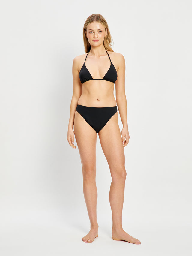 Swimwear Hi-Leg Cheeky Bottom Super Black