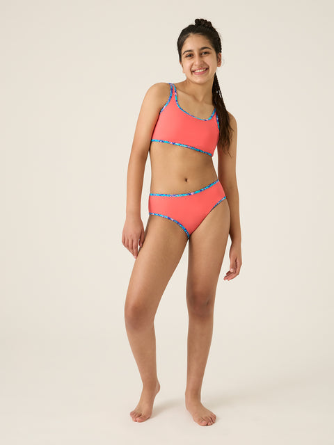 Teen Swimwear Bikini Brief Light-Moderate Pink Coral – Modibodi EU