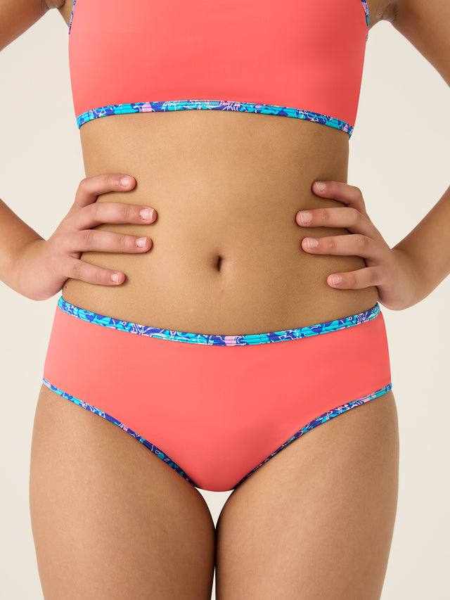 Bikinihose für Teen Swimwear Hellrosa Koralle