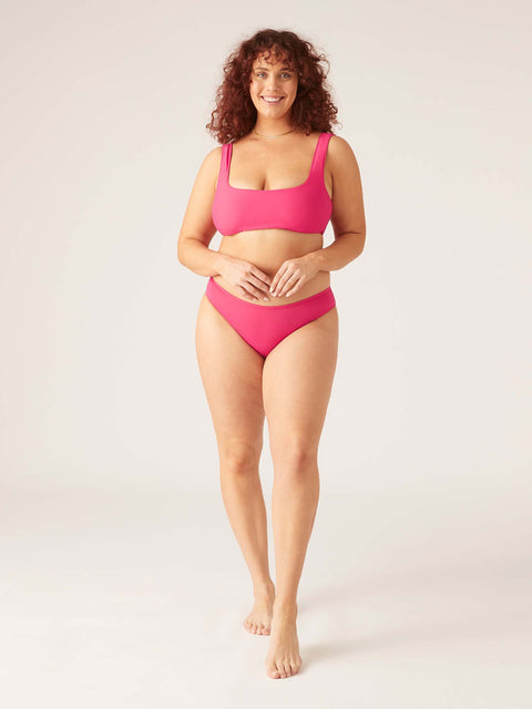 Teen Swimwear Bikini Brief Light-Moderate Pink Coral – Modibodi NZ