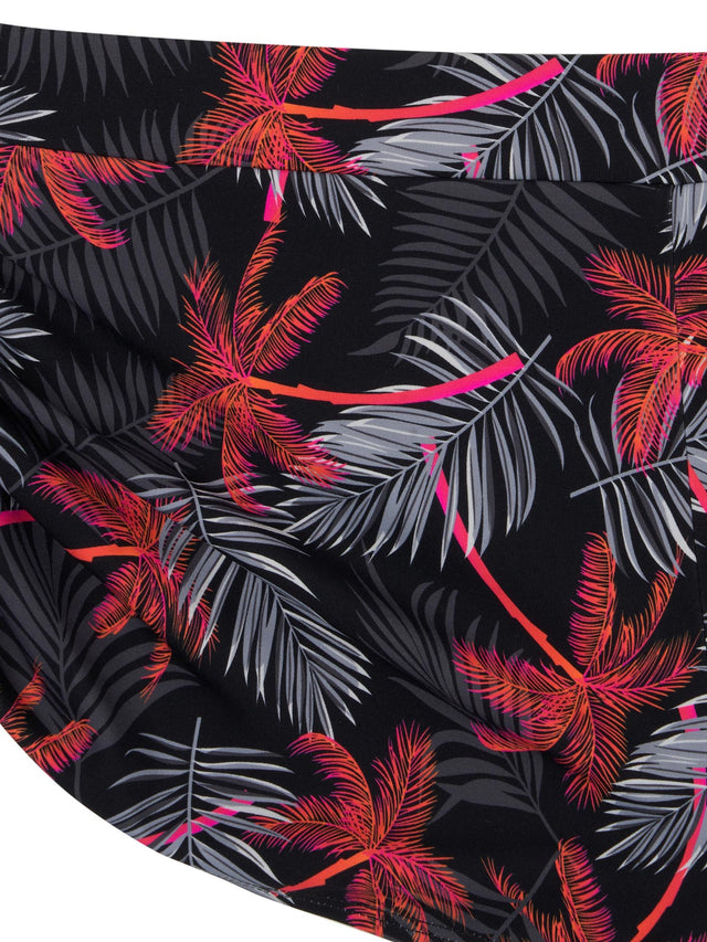 Teen Swimwear Tie Side Short Super Jungle Palm Black