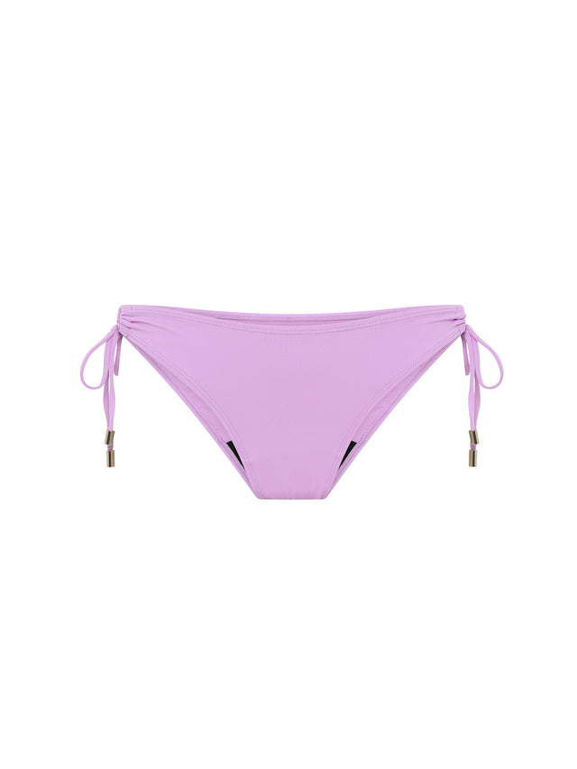 Culotte de bikini à nouer sur le côté flux léger Lavande