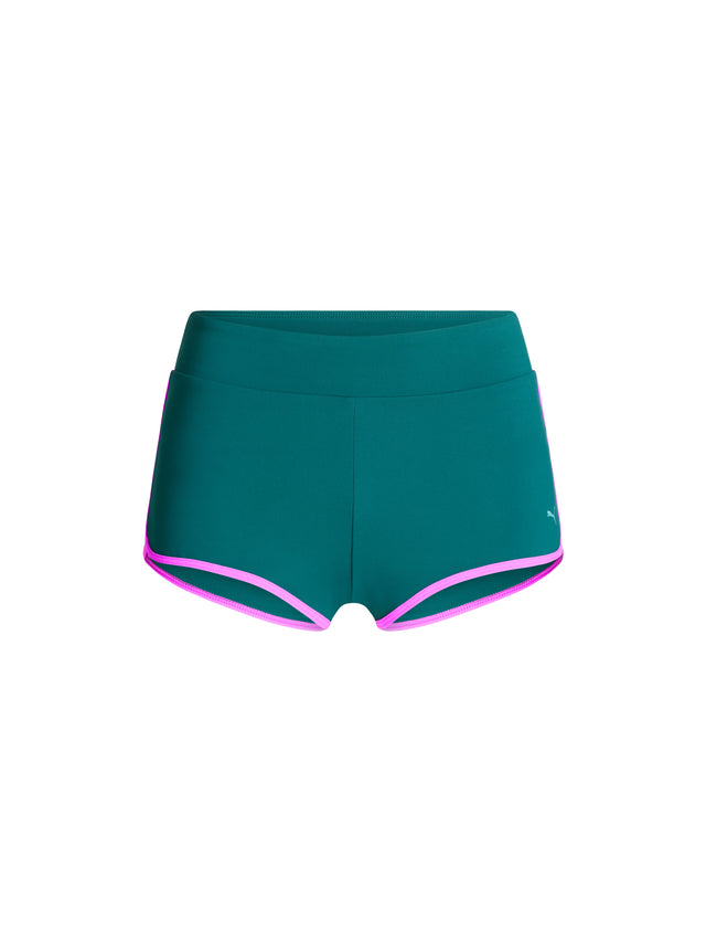Puma X Modibodi Swimwear Scoop Bikini Top & Short Emerald Ice