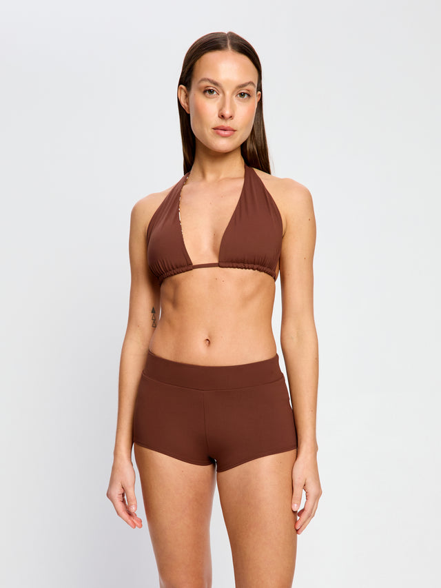 Swimwear Reversible Multiway Top & Short Chocolate