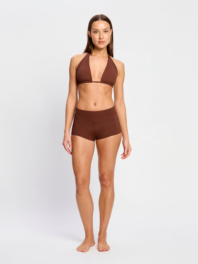 Swimwear Reversible Multiway Top & Short Chocolate
