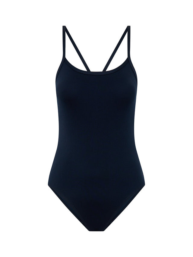 Teen Swimwear Performance One Piece Light Navy