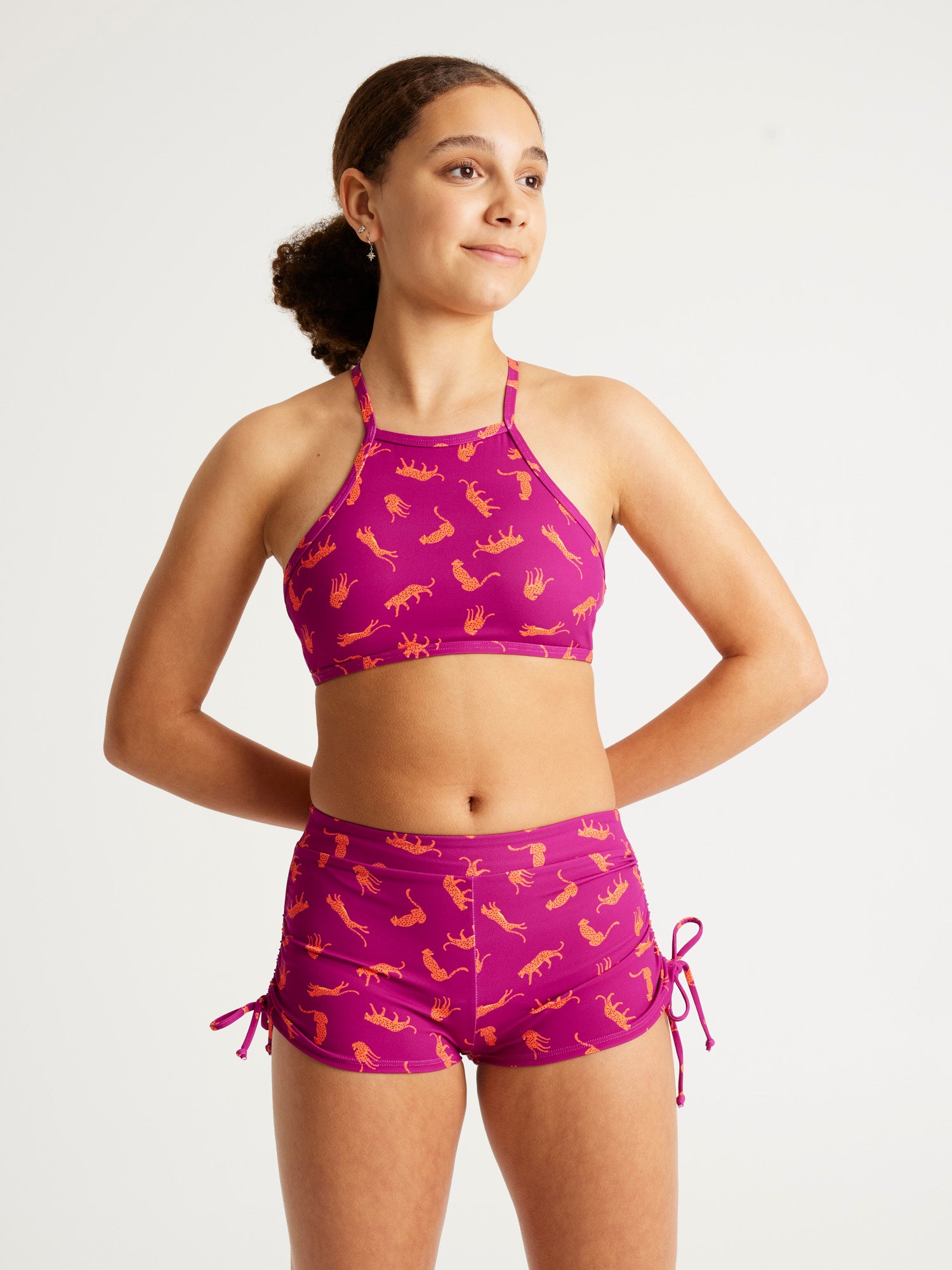 Teens in crop top on sale