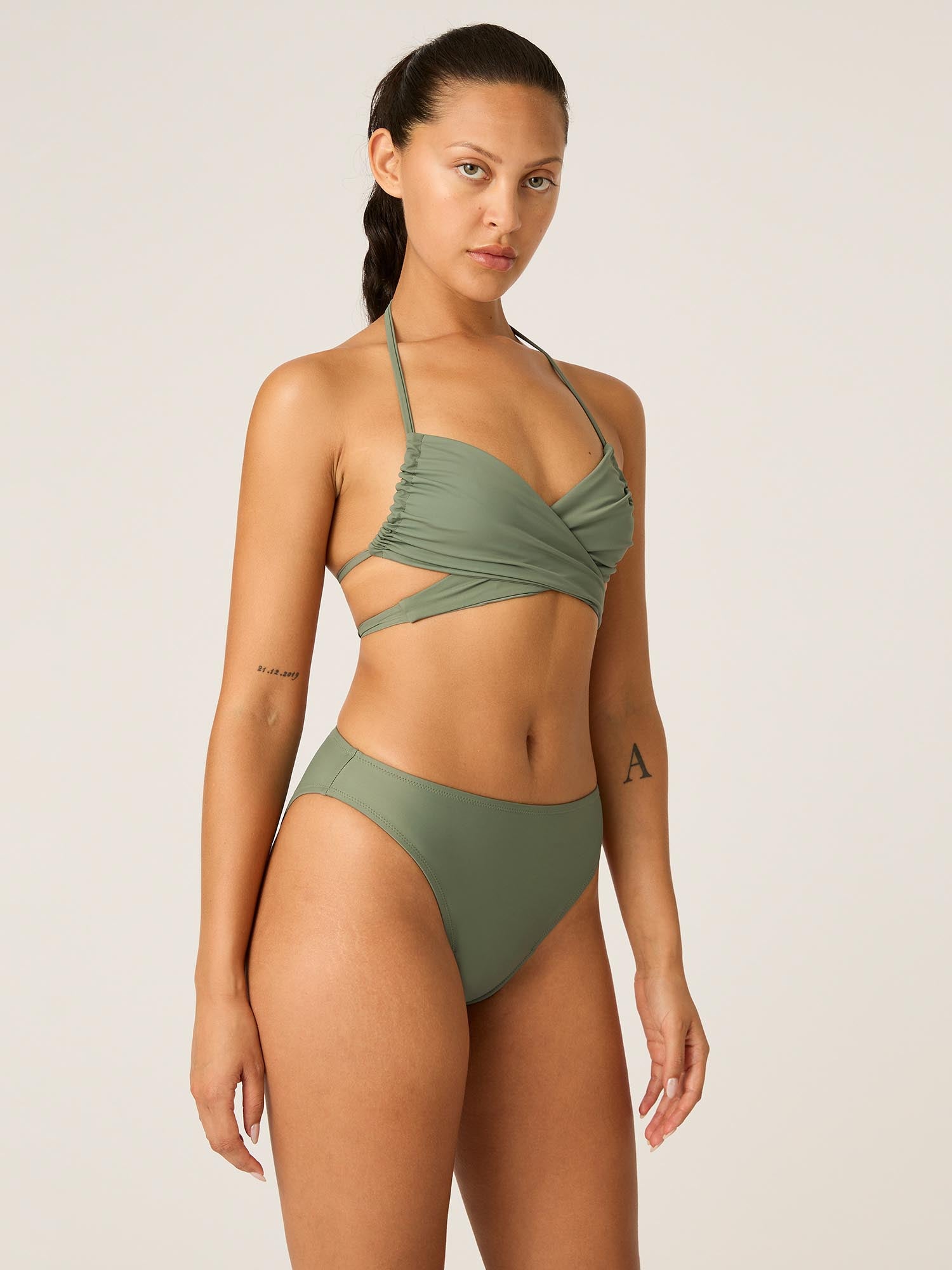 Swimwear Multiway Bikini Top Oasis Green Modibodi – Modibodi EU