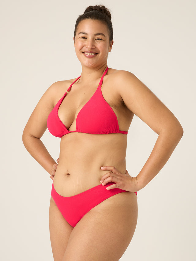 Maillots de bain Haut Triangle Extensible Doux Glow Pink