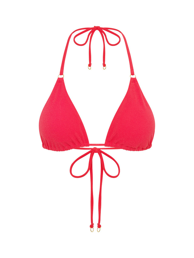 Maillots de bain Haut Triangle Extensible Doux Glow Pink