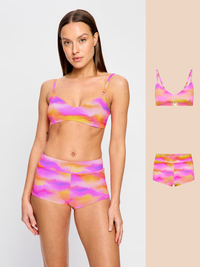 Swimwear Sunset Bikini Top & Short Set