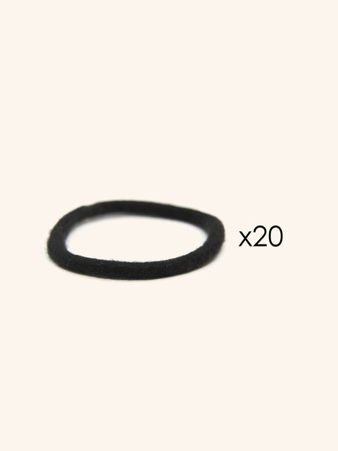 Zero Plastic Hair Tie 20 Pack|ModelName: Hair Tie 20 Pack